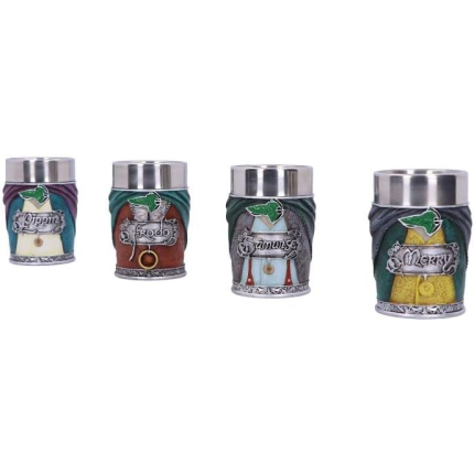 Набор стаканов Lord of the Rings Hobbit Shot Glass Set (4 шт)