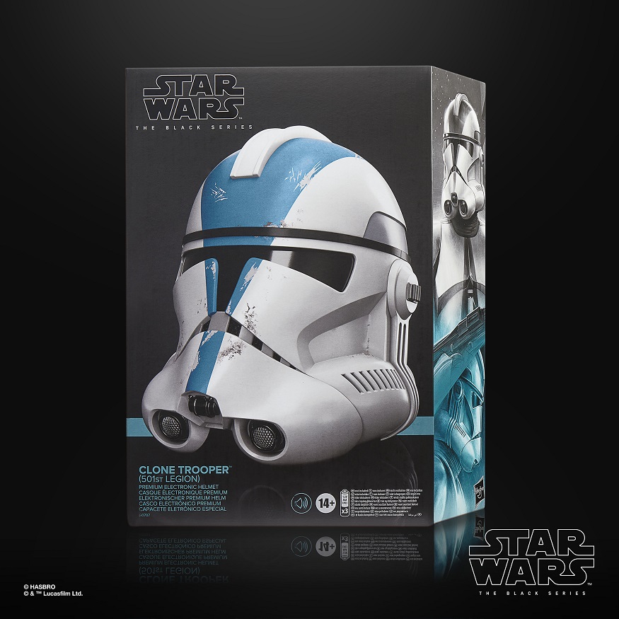 1 Шлем Star Wars The Black Series Clone Trooper Electronic Helmet 501st Legion (Hasbro)
