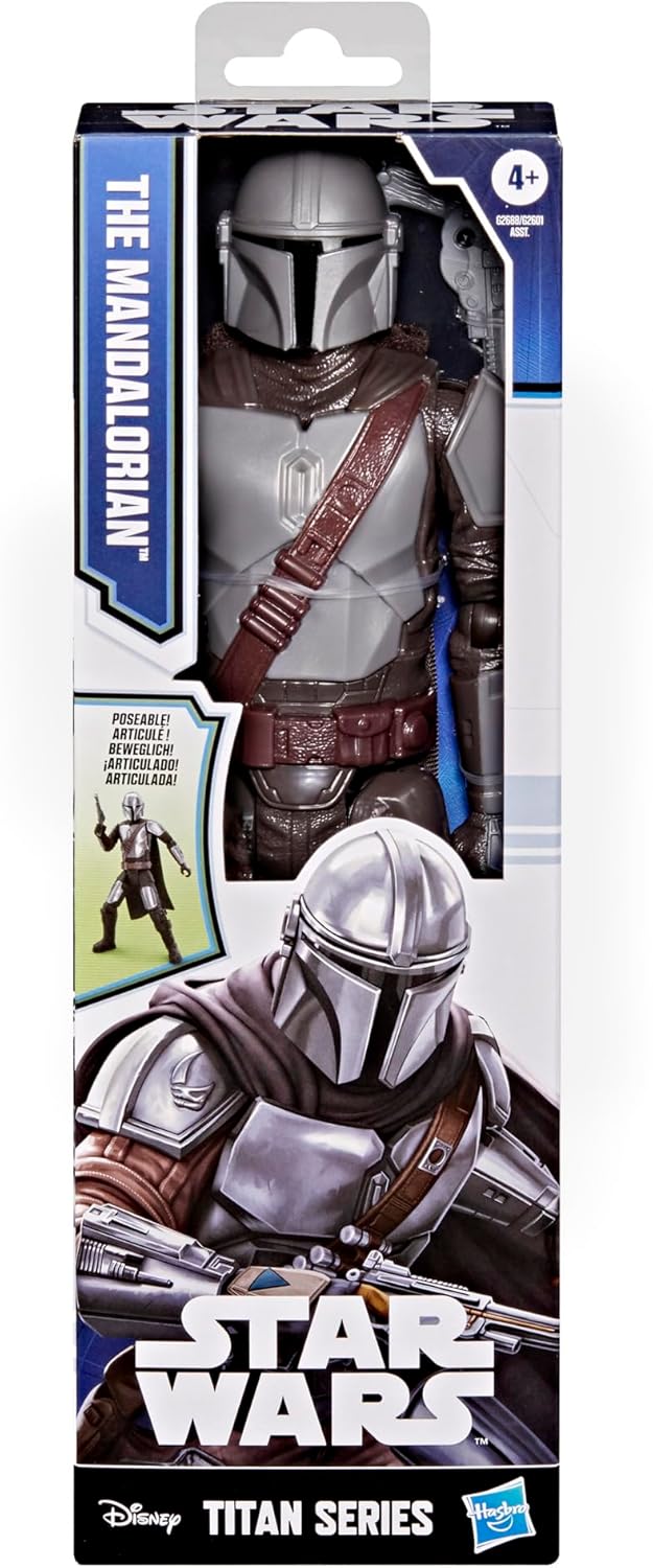 1 Фигурка Star Wars Titan Series The Mandaloraian (Hasbro, высота 30 см)