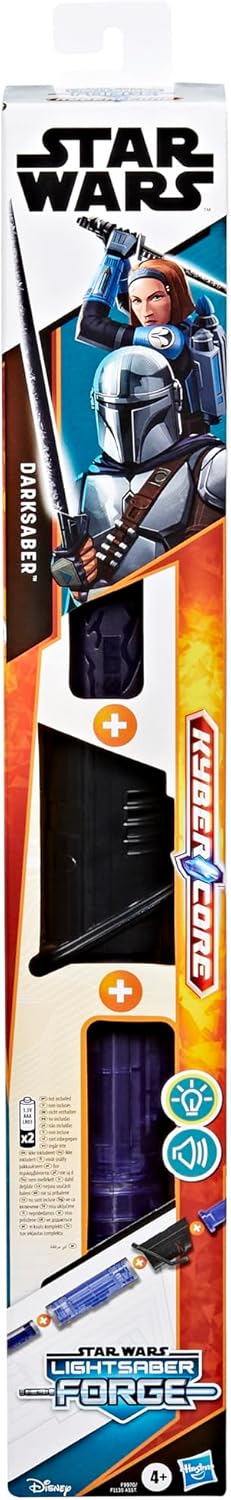 1 Меч Star Wars Lightsaber Bladesmith Kybercore Darksaber (Hasbro)