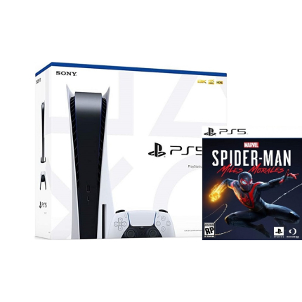 PlayStation 5 Bundle (825 Gb, белый, Spider-Man Miles Morales)