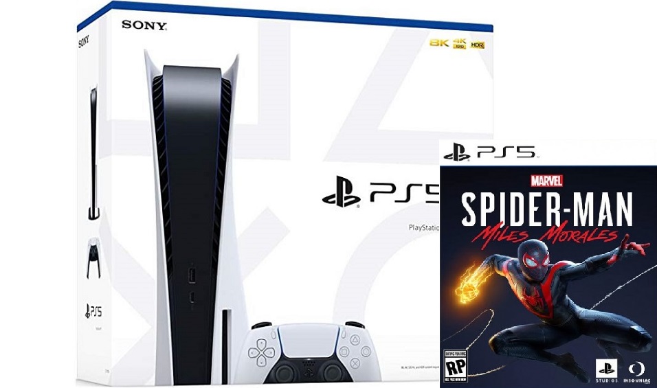 1 PlayStation 5 Bundle (825 Gb, белый, Spider-Man Miles Morales)
