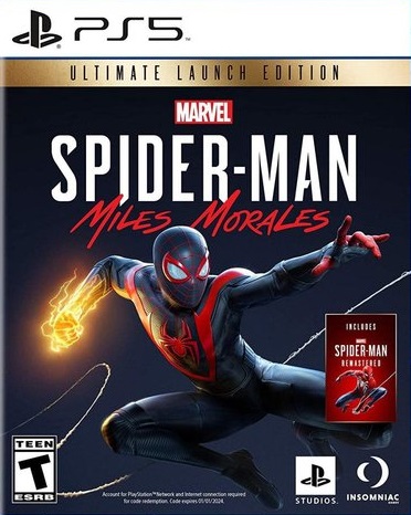 1 Spider-Man Miles Morales Ultimate Edition (PS5, русская версия) Б/У