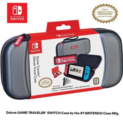 Чехол для Nintendo Switch Deluxe Travel Case Titanium (серый)
