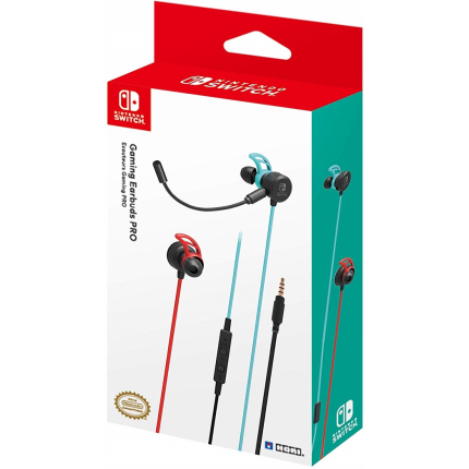 Наушники для Nintendo Switch Gaming Earbuds Pro With Mixer (HORI)