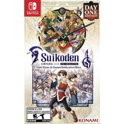 Suikoden I & II HD Remaster Gate Rune & Dunan Unification Wars (Switch)