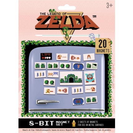 Магниты Legend of Zelda Retro Magnets (20шт)