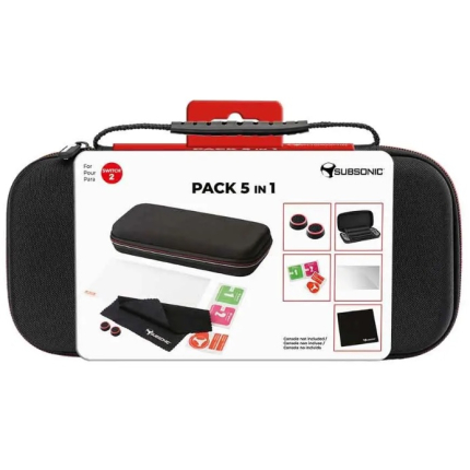 Набор аксессуаров для Nintendo Switch 2 5 in 1 Accessory Kit (Subsonic)