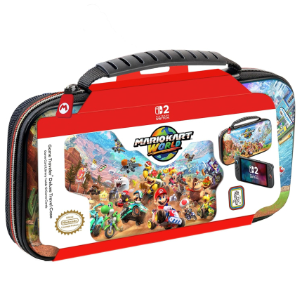 Чехол для Nintendo Switch 2 Game Traveler Deluxe Travel Case Mario Kart World (оригинал)