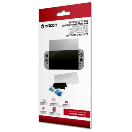 Защитное стекло для Nintendo Switch 2 Tempered Glass Screen Protector (Nacon)