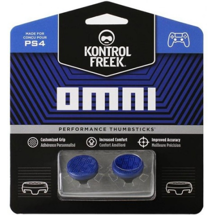 Насадки на стики Omni Performance Thumbstick для Dualshock (KontrolFreek, 2шт, синий)