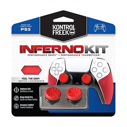 Насадки на стики и ручки управления Performance Kit Inferno для Dualshock 4/DualSense 5 (KontrolFreek)