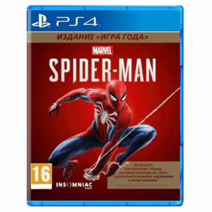 Spider-Man Game of the Year Edition (PS4, русская версия) Б/У