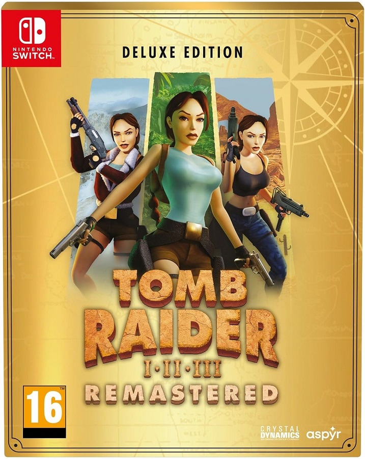 11 Tomb Raider I, II & III Remastered Deluxe Edition (Switch)
