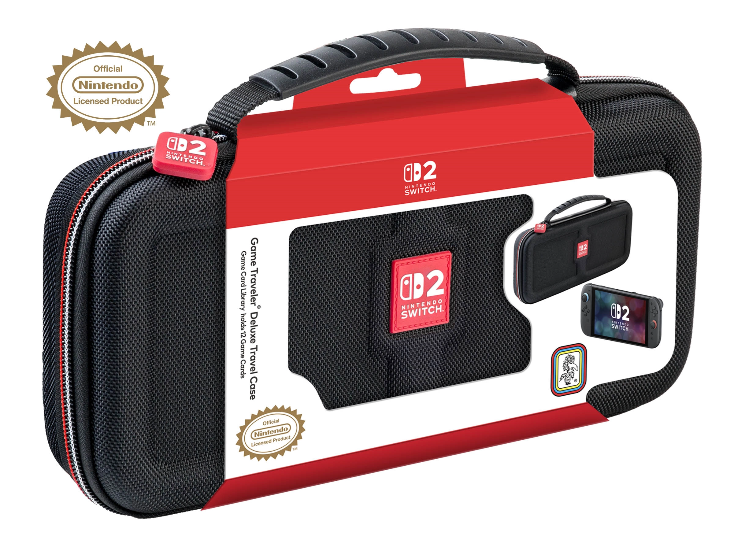 11 Чехол для Nintendo Switch 2 Game Traveler Deluxe Travel Case (Nacon, черный)