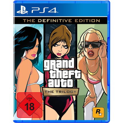 GTA Grand Theft Auto The Trilogy Definitive Edition (PS4, русские субтитры) Б/У