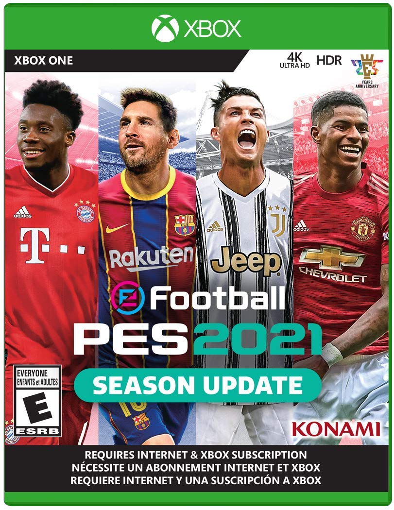 6 Pro Evolution Soccer (PES) 2021 (Xbox One, русские субтитры)