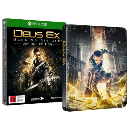 Deus Ex Mankind Divided Steelbook Edition (Xbox One, русская версия)