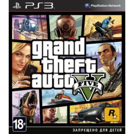 GTA V Grand Theft Auto V (PS3, русские субтитры)