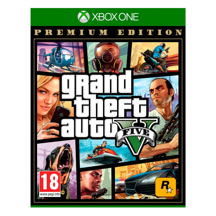 GTA V Premium Edition (Xbox One, русские субтитры)