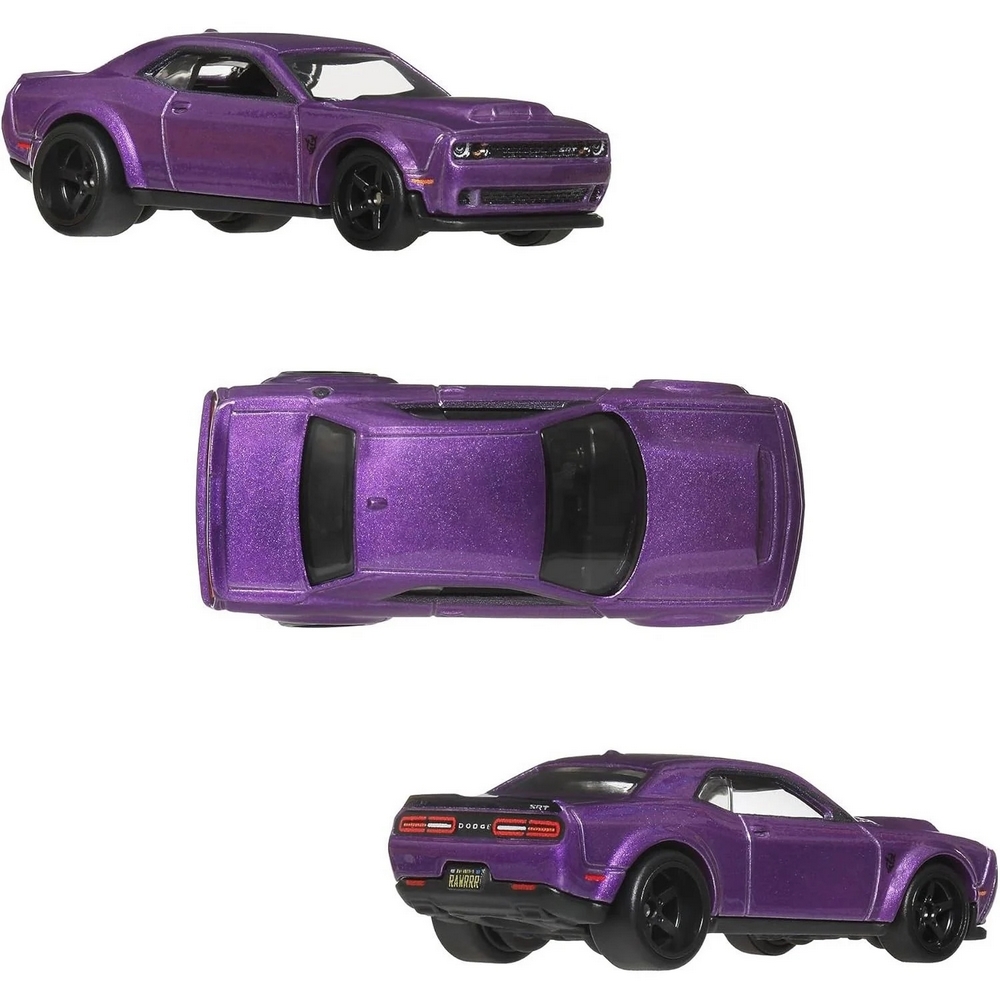 Набор машинок Premium Car Culture TwinPack 2018 Dodge Challenger SRT Demon and 2015 Dodge Charger SRT (Hot Wheels, 2 шт)