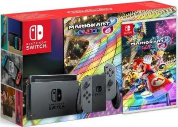 igrovaya-konsol-nintendo-switch-neon-grey-bundle-switch-igra-mario-kart-8 Игровая консоль Nintendo Switch Neon Grey Bundle (Switch, игра Mario Kart 8)
