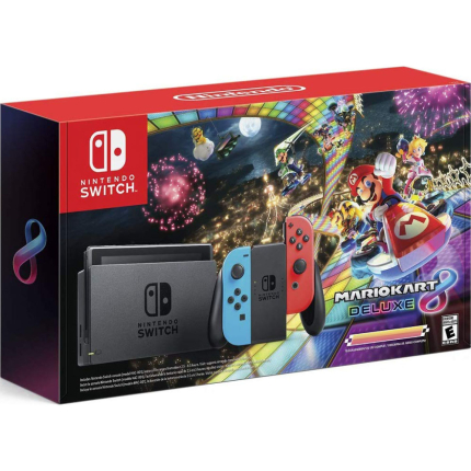 Игровая консоль Nintendo Switch Red & Blue Bundle (игра Mario Kart 8)