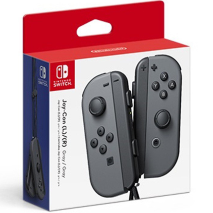 Комплект джойконов для Nintendo Switch (оригинал, серый)