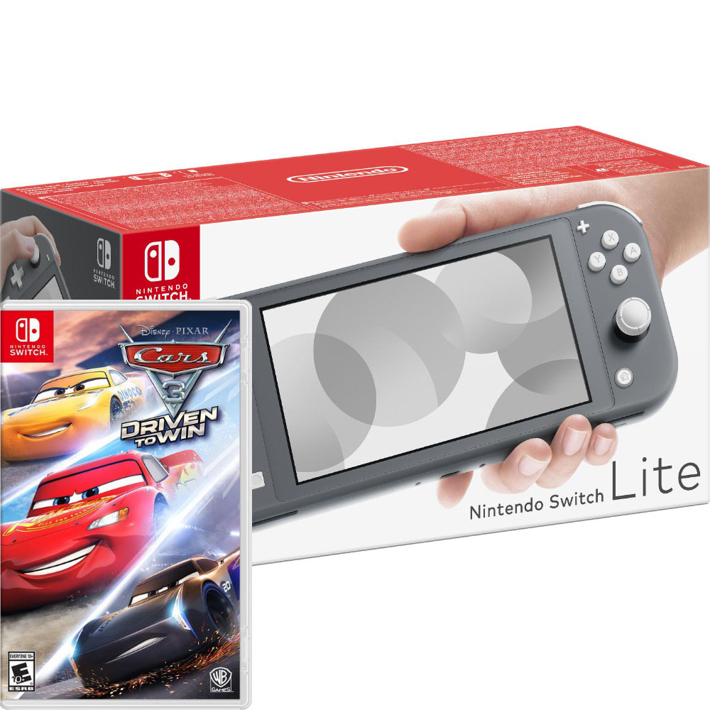 nslgc3 Игровая консоль Nintendo Switch Lite Grey Bundle (игра Cars 3)