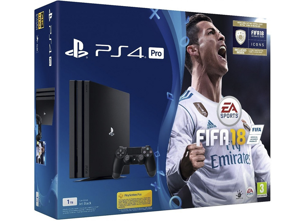 playstation-4-pro-bundle-1-tb-fifa-18-chernyj PlayStation 4 Pro Bundle (1 Tb, FIFA 18, черный)