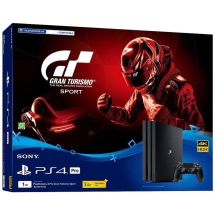 PlayStation 4 Pro Bundle (1 Tb, Gran Turismo Sport, черный)