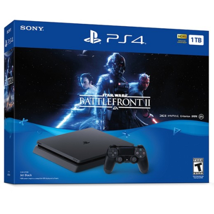 PlayStation 4 SLIM Bundle (1 Tb, Star Wars Battlefront II)