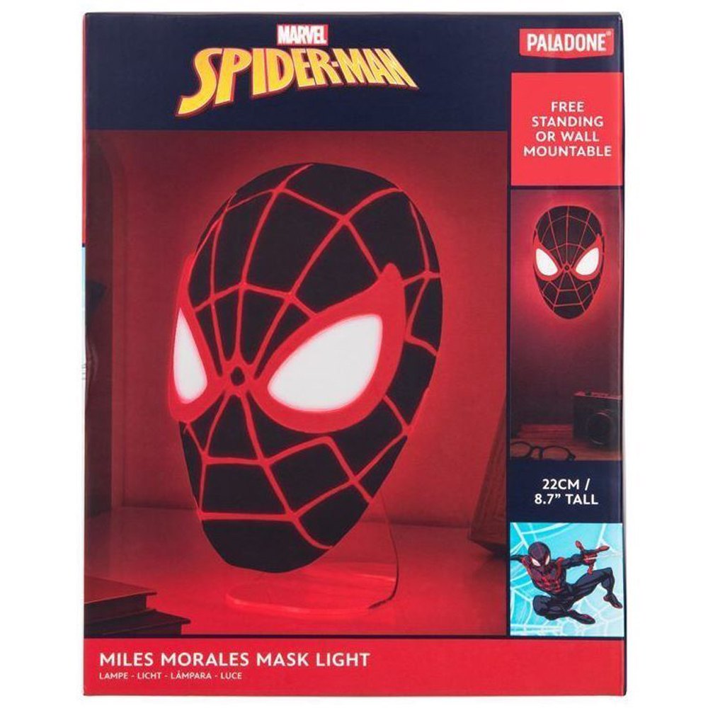 Маска Spiderman Miles Morales Mask Light (Paladone)