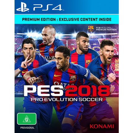 Pro Evolution Soccer (PES) 2018 Premium Edition (PS4, русские субтитры)