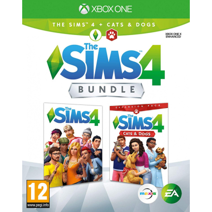 Sims 4 + Cats and Dogs (Xbox One, русские субтитры)