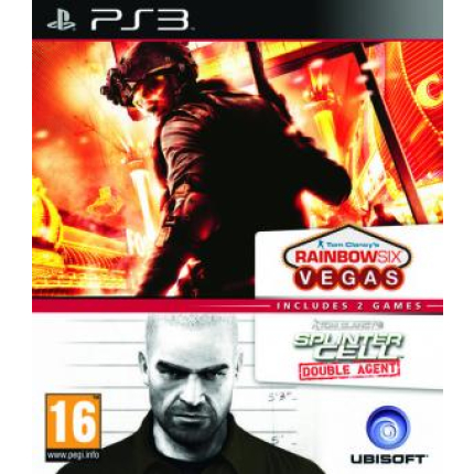 Splinter Cell Double Agent + Rainbow 6 Vegas Compilation (PS3)