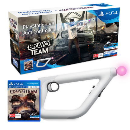 Aim Controller + Bravo Team (PS4, VR русская версия)