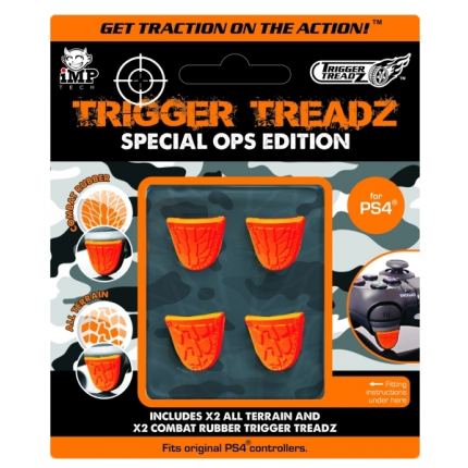 Накладки на триггеры джойстика Dualshock 4 Trigger Treadz Special Ops (4 шт.)