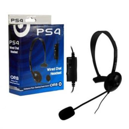 Проводная гарнитура с микрофоном для PS4 (ORB)